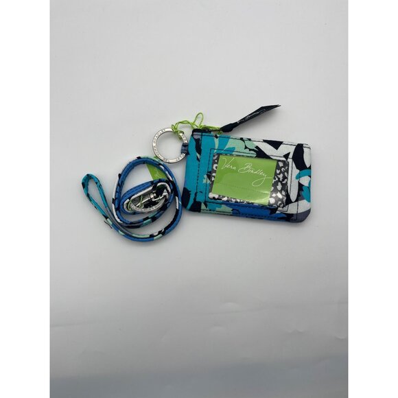 Vera Bradley Zip Id Case and Lanyard in Camofloral - Picture 1 of 6